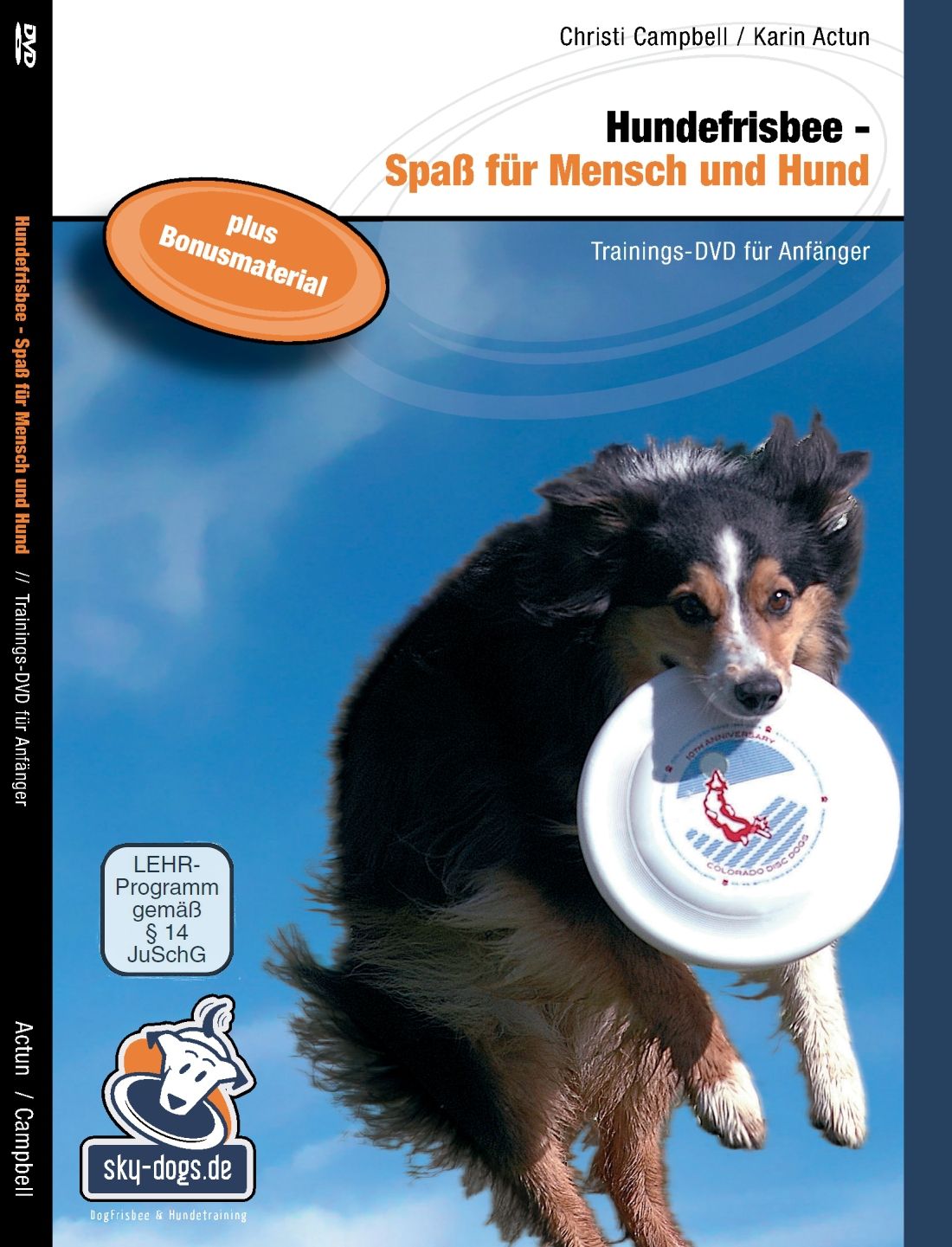 Hundefrisbee Trainings-DVD für Anfänger und Fortgeschrittene