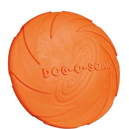 Trixie Dog Disc Naturgummi-Frisbee, schwimmend - 18 cm-3PACK