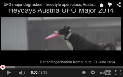 Heydays UFO major dogfrisbee - freestyle open class, Austria 2014 